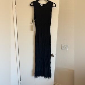 Torn by Ronny Kobo Black Sleeveless Dress